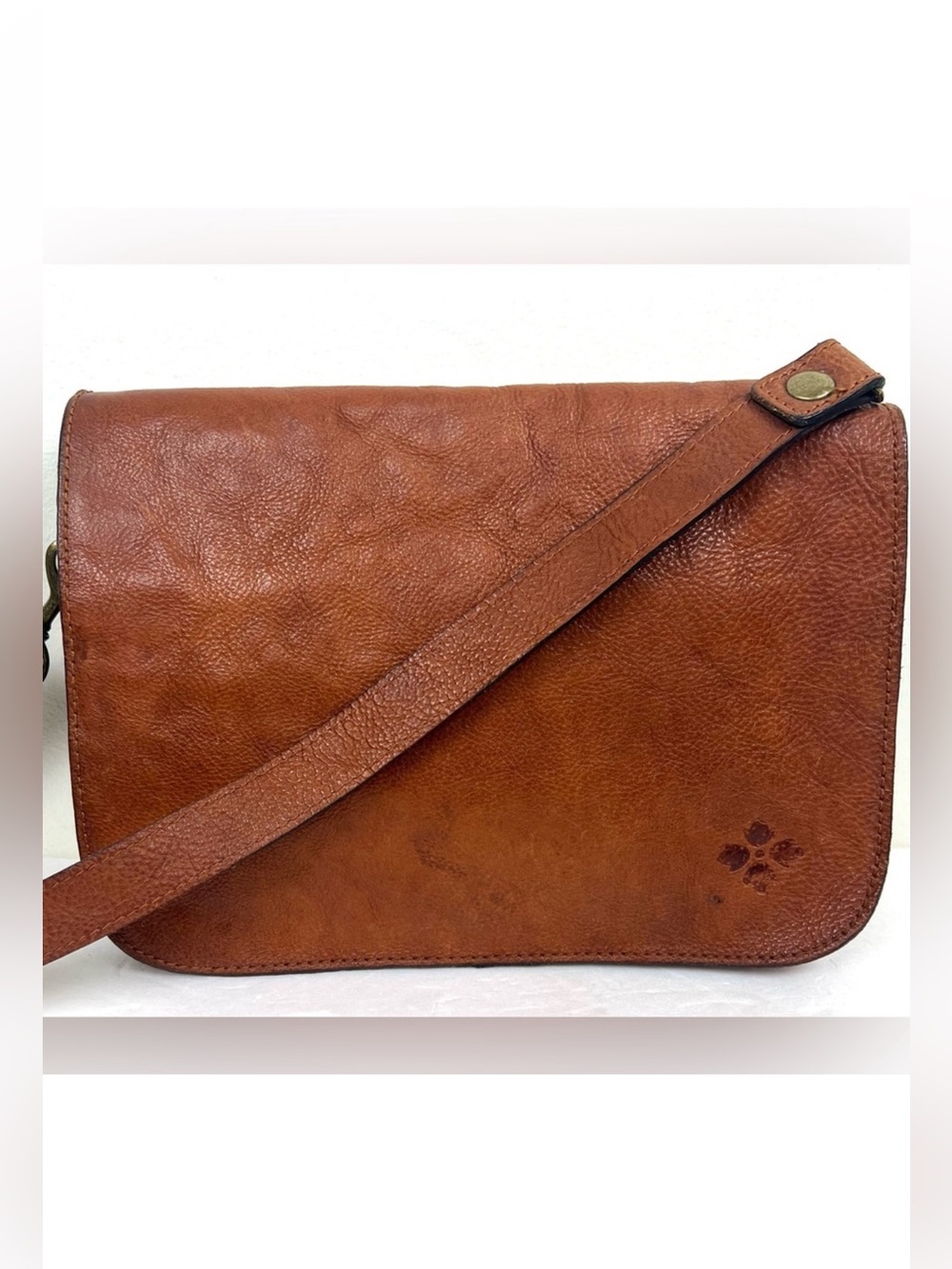 Patricia Nash Vito Leather Messenger Bag